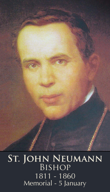 St. John Neumann Prayer Card